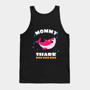 Mommy Shark Funny Mother's Day Gift for Women Birthday T-Shirt Tank Top